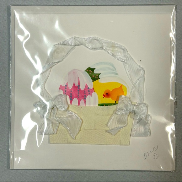 Artist Handmade Greeting Cards Signed LOT of 7 Vintage Y2k 3-D Kitsch Unique NEW - Picture 8 of 16